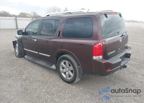2013 Nissan Armada Platinum z USA, uszkodzony, nr VIN 5N1BA0NF8DN605908